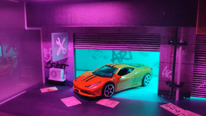 1:64 MoreArt mechanic diorama