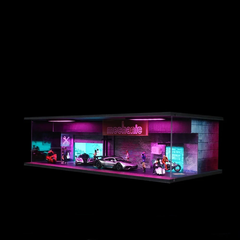 1:64 MoreArt mechanic diorama