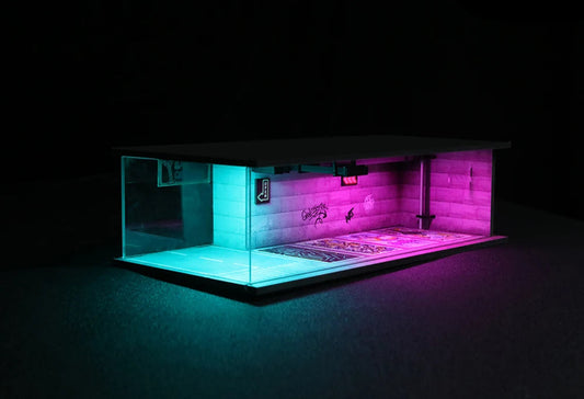 1:64 MoreArt graffiti garage diorama